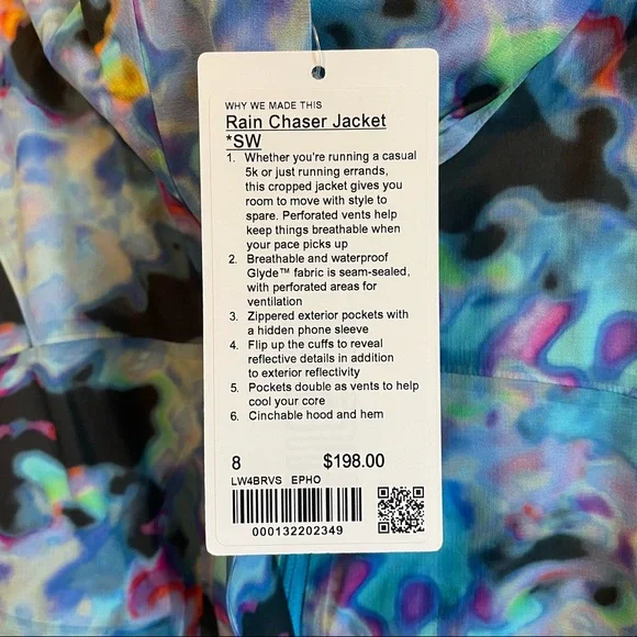 Lululemon Rain Chaser Jacket Seawheeze 2021 - Picture 9 of 10